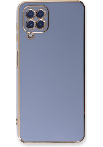 Samsung Galaxy M32 Kılıf Bark Parlak Kenarlı Silikon + Ekran Koruyucu