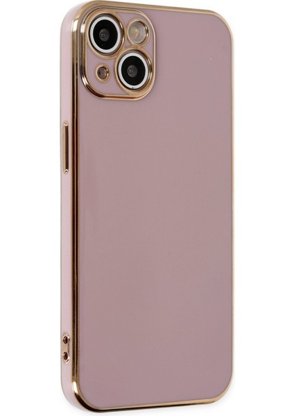 Iphone 14 Kılıf Bark Parlak Kenarlı Silikon
