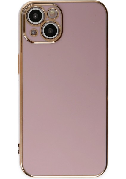 Iphone 14 Kılıf Bark Parlak Kenarlı Silikon