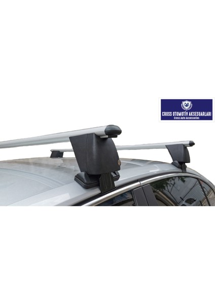 Volvo S40 ile Uyumlu Kilitli Model Oluksuz Tip Ara Atkı - Taşıyıcı - Tavan Barı