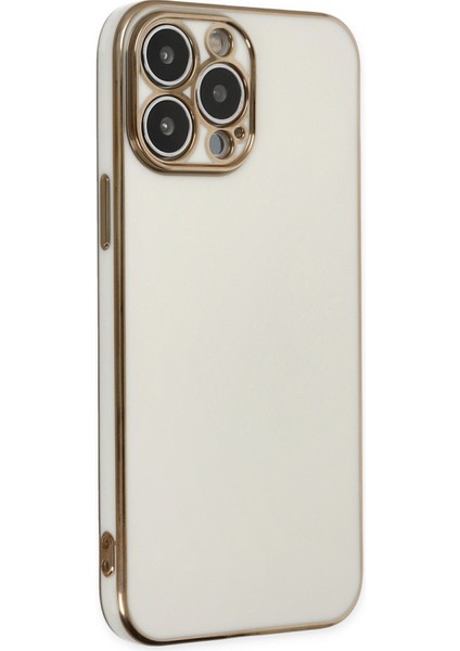 Apple iPhone 12 Pro Max Kılıf Bark Parlak Kenarlı Silikon
