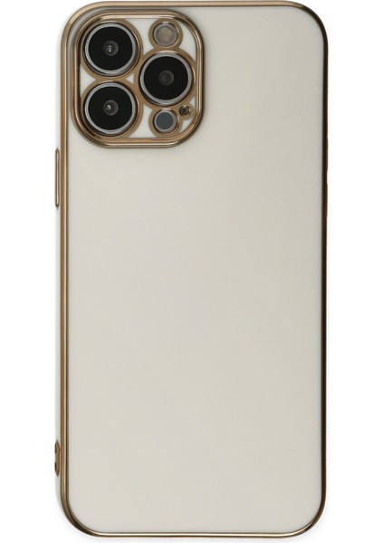 Apple iPhone 12 Pro Max Kılıf Bark Parlak Kenarlı Silikon