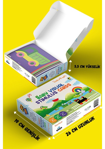 Bebek Zeka Kartları - Görsel Uyarım Kartları fiyatları