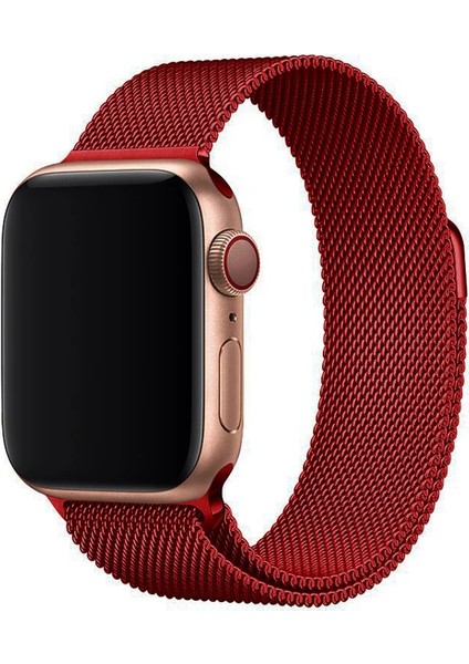 Apple Watch Uyumlu Seri Ultra 8 7 6 5 4 Se 42 44 45MM Milano Loop Çelik Örme Kordon