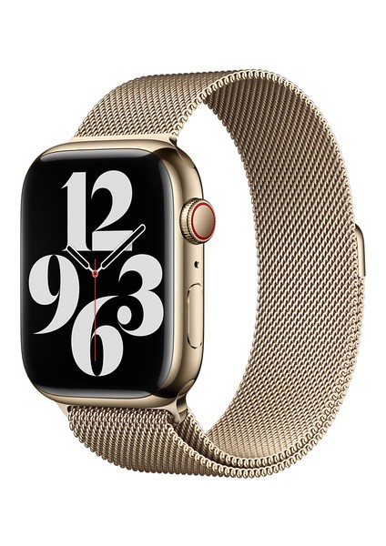 Apple Watch Uyumlu Seri Ultra 8 7 6 5 4 Se 42 44 45MM Milano Loop Çelik Örme Kordon