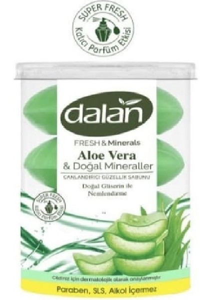 Fresh Minerals Duş Sabunu Aloe Vera 4 x 110 gr