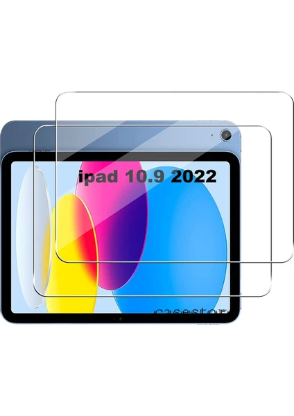 MTK Moveteck Apple iPad 10.nesil 10.9 Inç 2022TABLET Için  Ekran Koruyucu Nano Kırılmaz Tam Kaplar Cam