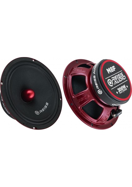 RS-M8F 20CM 300W Midrange Speaker 1 Takım / 2 Adettir Kapaklar Dahildir. Yeni Seri
