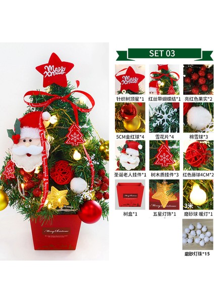 Noel Masaüstü Mini Noel Ağacı (Yurt Dışından)