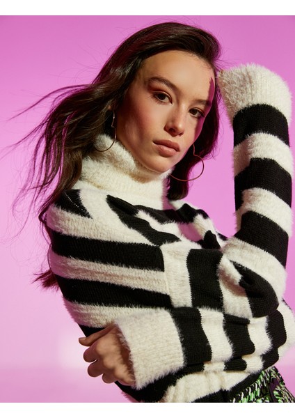 Rachel Araz XKoton - Yumuşak Dokulu Boğazlı Kazak fiyatları