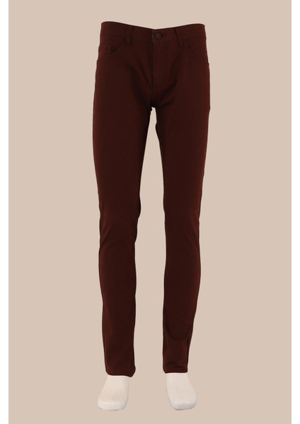 Slim Fit Yıkamalı Pantolon