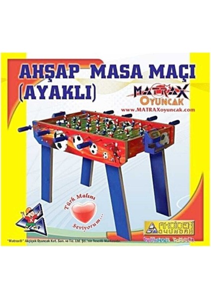 Langırt Ahşap Ayaklı Masa Maçı