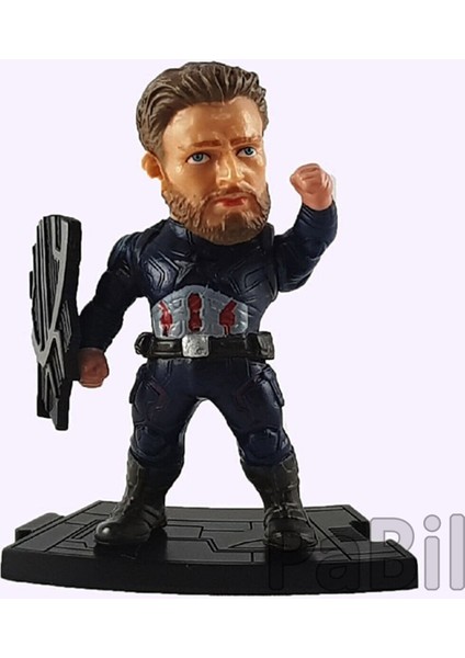Avengers Endgame Action Figure - Yenilmezler Figür Biblo - 8 cm - Kaptan Amerika fiyatları