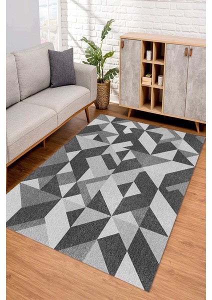 Dijital Kaymaz Taban Yıkanabilir Renkli Salon Halısı Mutfak Halısı Yolluk ND-SD-1008