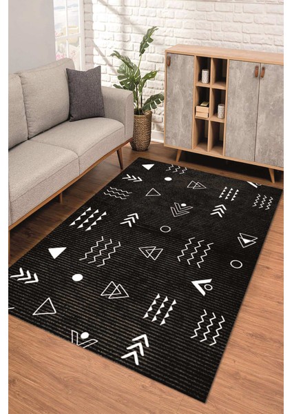 Dijital Kaymaz Taban Yıkanabilir Renkli Salon Halısı Mutfak Halısı Yolluk ND-SD-1152