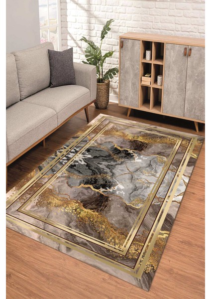 Dijital Kaymaz Taban Yıkanabilir Renkli Salon Halısı Mutfak Halısı Yolluk ND-SD-470