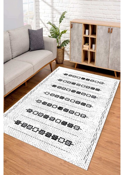 Dijital Kaymaz Taban Yıkanabilir Renkli Salon Halısı Mutfak Halısı Yolluk ND-SD-1014