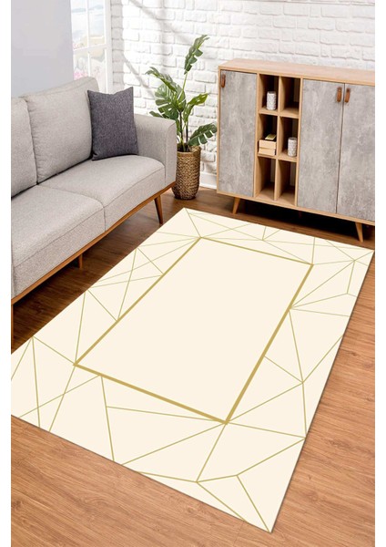 Dijital Kaymaz Taban Yıkanabilir Renkli Salon Halısı Mutfak Halısı Yolluk ND-SD-534