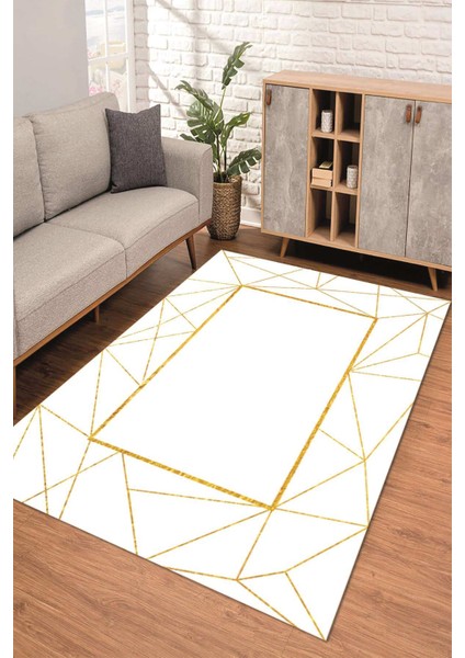 Dijital Kaymaz Taban Yıkanabilir Renkli Salon Halısı Mutfak Halısı Yolluk ND-SD-440