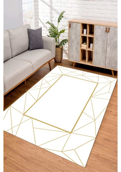 Dijital Kaymaz Taban Yıkanabilir Renkli Salon Halısı Mutfak Halısı Yolluk ND-SD-536