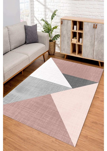 Dijital Kaymaz Taban Yıkanabilir Renkli Salon Halısı Mutfak Halısı Yolluk ND-SD-554