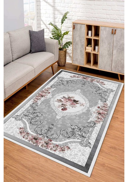 Dijital Kaymaz Taban Yıkanabilir Renkli Salon Halısı Mutfak Halısı Yolluk ND-SD-587