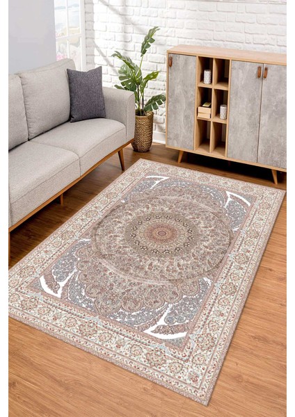 Dijital Kaymaz Taban Yıkanabilir Renkli Salon Halısı Mutfak Halısı Yolluk ND-SD-422