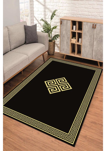 Dijital Kaymaz Taban Yıkanabilir Renkli Salon Halısı Mutfak Halısı Yolluk ND-SD-617