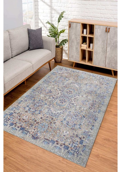 Dijital Kaymaz Taban Yıkanabilir Renkli Salon Halısı Mutfak Halısı Yolluk ND-SD-1124