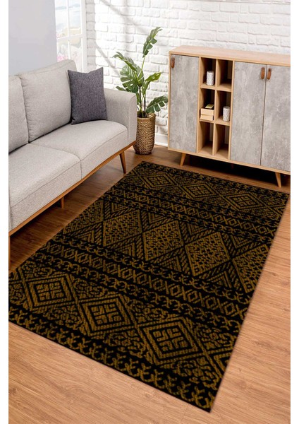Dijital Kaymaz Taban Yıkanabilir Renkli Salon Halısı Mutfak Halısı Yolluk ND-SD-841