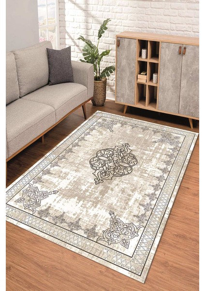 Dijital Kaymaz Taban Yıkanabilir Renkli Salon Halısı Mutfak Halısı Yolluk ND-SD-1126