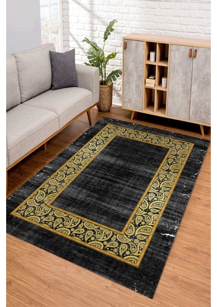 Dijital Kaymaz Taban Yıkanabilir Renkli Salon Halısı Mutfak Halısı Yolluk ND-SD-1075