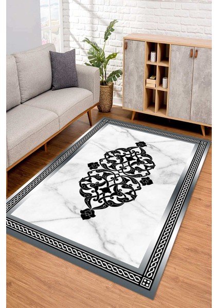 Dijital Kaymaz Taban Yıkanabilir Renkli Salon Halısı Mutfak Halısı Yolluk ND-SD-770