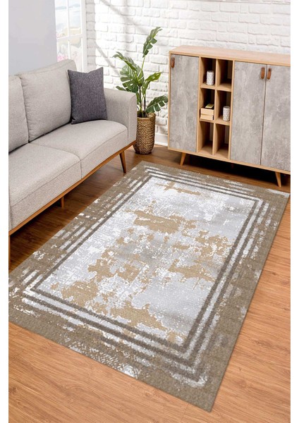 Dijital Kaymaz Taban Yıkanabilir Renkli Salon Halısı Mutfak Halısı Yolluk ND-SD-296