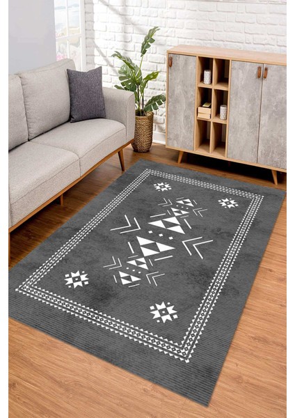 Dijital Kaymaz Taban Yıkanabilir Renkli Salon Halısı Mutfak Halısı Yolluk ND-SD-862