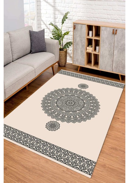 Dijital Kaymaz Taban Yıkanabilir Renkli Salon Halısı Mutfak Halısı Yolluk ND-SD-619
