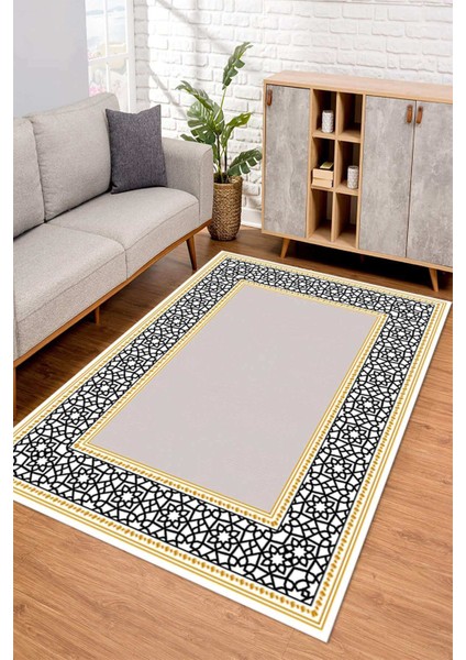 Dijital Kaymaz Taban Yıkanabilir Renkli Salon Halısı Mutfak Halısı Yolluk ND-SD-758