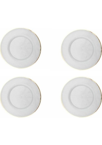 Dokulu Altın Rim Supla 33CM 4'lü