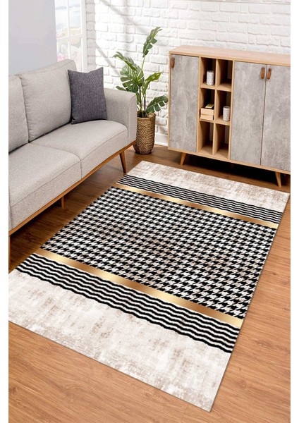 Dijital Kaymaz Taban Yıkanabilir Renkli Salon Halısı Mutfak Halısı Yolluk ND-SD-1188