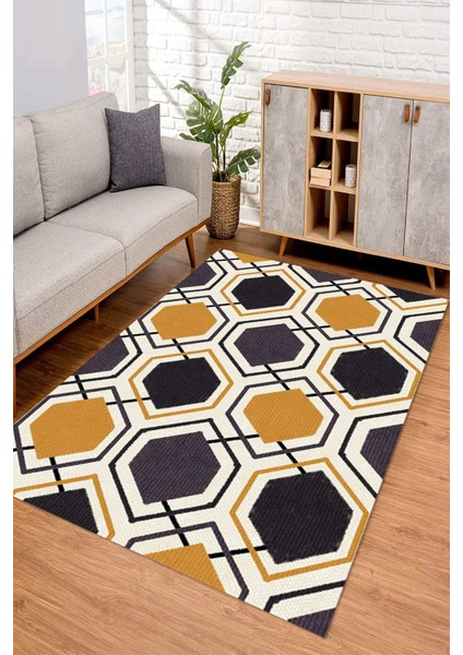 Dijital Kaymaz Taban Yıkanabilir Renkli Salon Halısı Mutfak Halısı Yolluk ND-SD-882