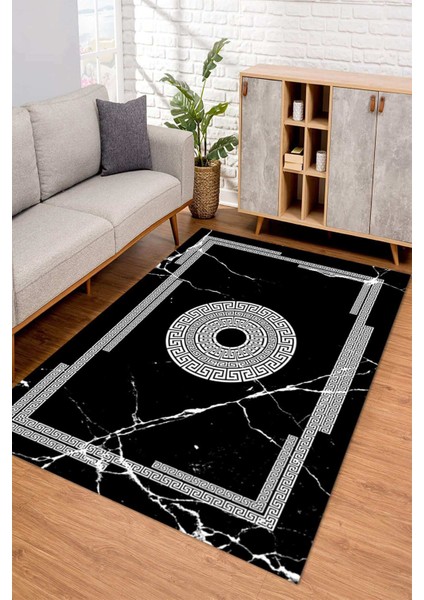 Dijital Kaymaz Taban Yıkanabilir Renkli Salon Halısı Mutfak Halısı Yolluk ND-SD-594