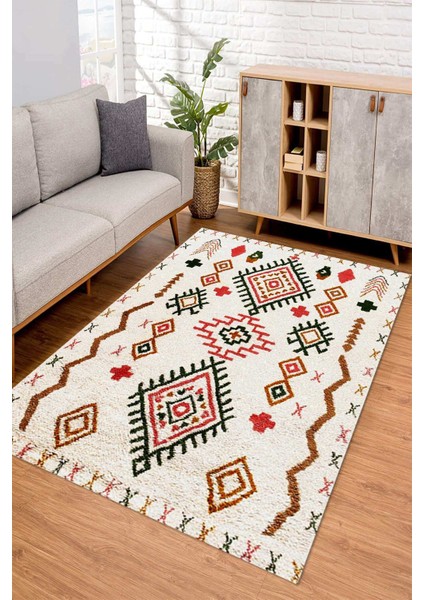 Dijital Kaymaz Taban Yıkanabilir Renkli Salon Halısı Mutfak Halısı Yolluk ND-SD-954