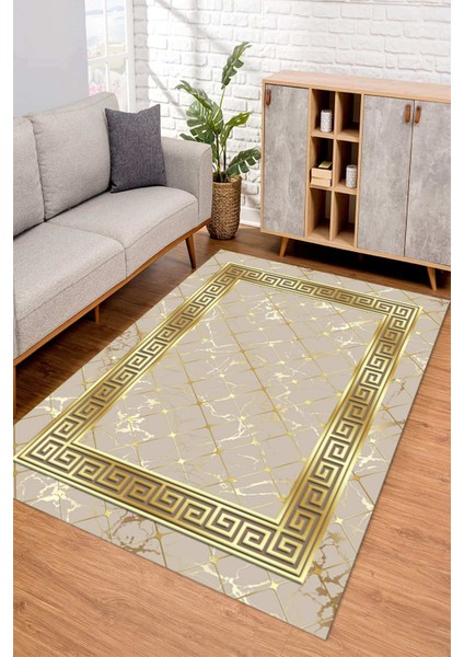 Dijital Kaymaz Taban Yıkanabilir Renkli Salon Halısı Mutfak Halısı Yolluk Nd-Sm-37
