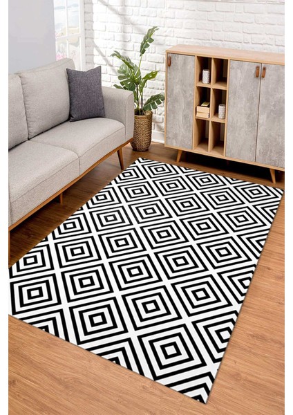 Dijital Kaymaz Taban Yıkanabilir Renkli Salon Halısı Mutfak Halısı Yolluk ND-SD-159