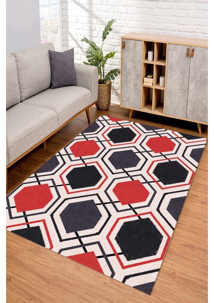 Dijital Kaymaz Taban Yıkanabilir Renkli Salon Halısı Mutfak Halısı Yolluk ND-SD-883