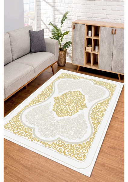 Dijital Kaymaz Taban Yıkanabilir Renkli Salon Halısı Mutfak Halısı Yolluk Nd-Sm-42