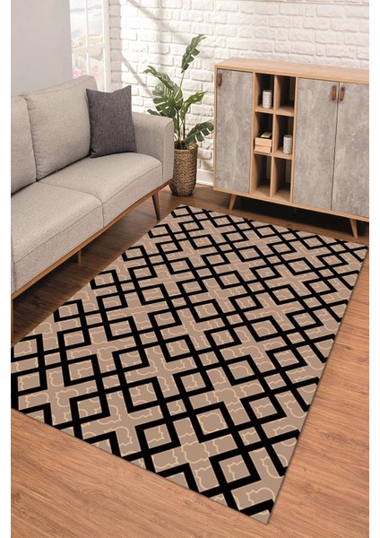 Dijital Kaymaz Taban Yıkanabilir Renkli Salon Halısı Mutfak Halısı Yolluk ND-SD-963