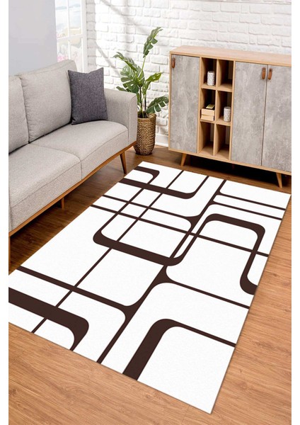 Dijital Kaymaz Taban Yıkanabilir Renkli Salon Halısı Mutfak Halısı Yolluk ND-SD-982