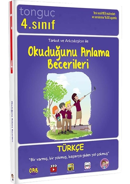 Tonguç Akademi Tonguç 4. Sınıf Okuduğunu Anlama Becerileri -