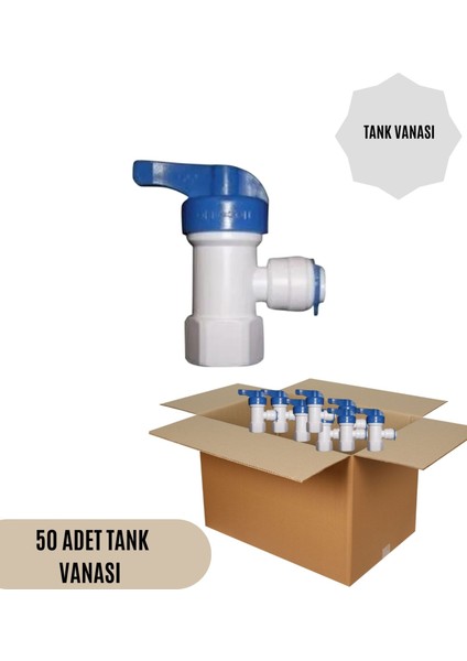 50 Adet Su Arıtma Tank Vanası